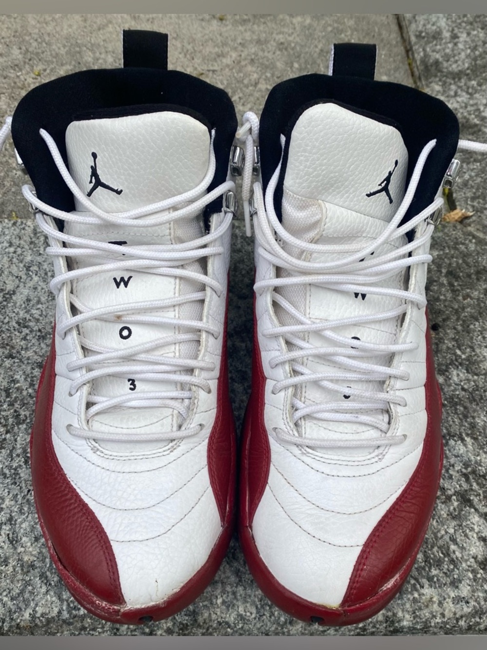 Air Jordan 12 Cherry White Red 130690-110 Size 10 OG Retro